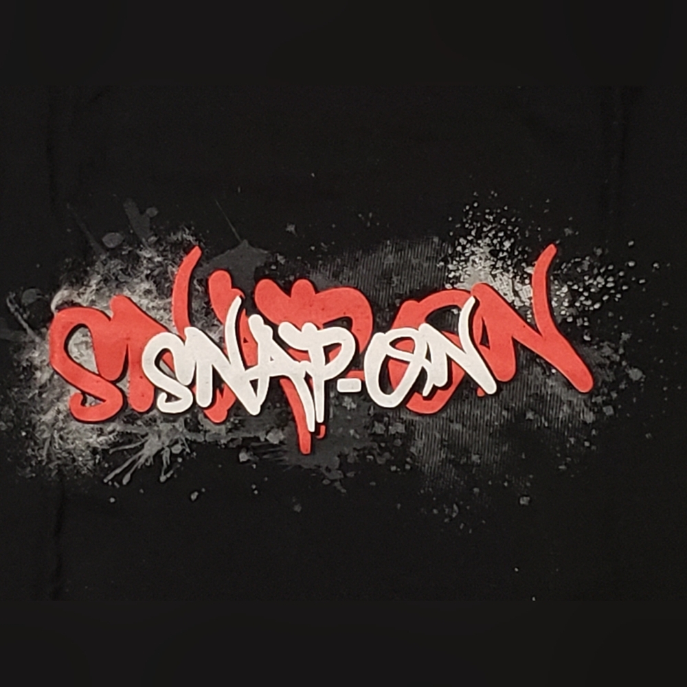 Snap On T Shirt Rare Graffiti Tee Brand New (L) Size Large 100% Cotton